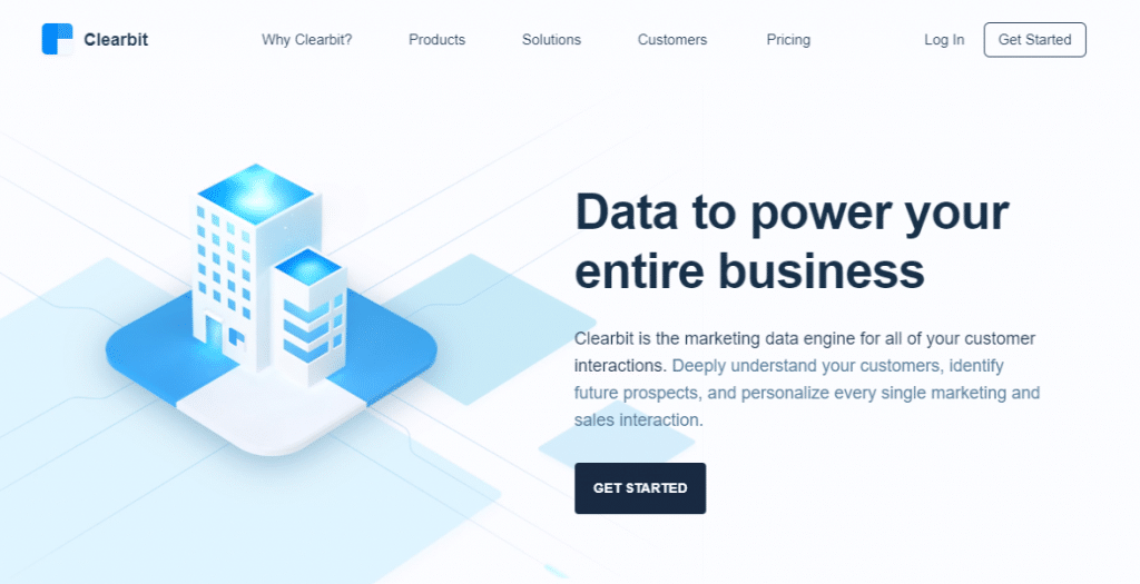 Clearbit Screenshot