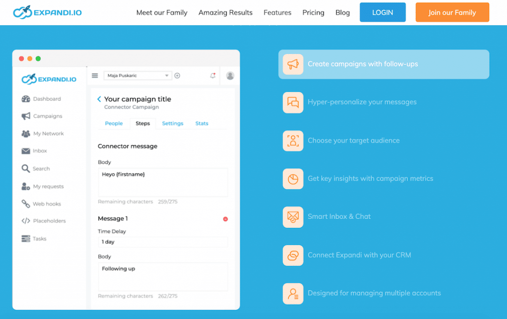 Expandi Screenshot