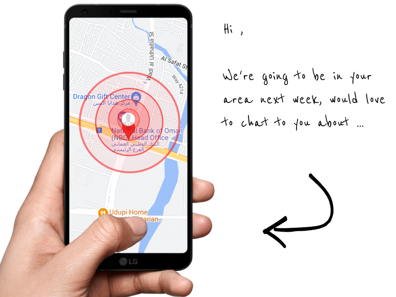 Customer Retention Email - Hyperise Map Visuals