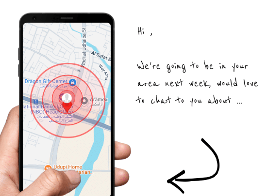 Personalized Email Marketing - Hyperise Area Coverage Template